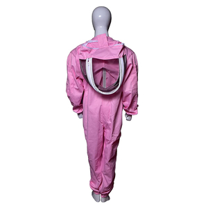 Traje de Apicultura Completo con Velo Protector, Overol Ventilado de Algodón, Múltiples Bolsillos y Puños Elásticos para Apicultores - Product Image 4