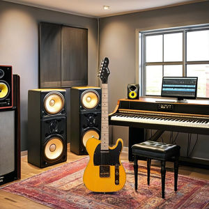 Guitarra Eléctrica Slick Guitar SL55KM, Color Negro Envejecido, Cuerpo de Fresno Sólido, Pastillas Alnico, cop1 - Product Image 1