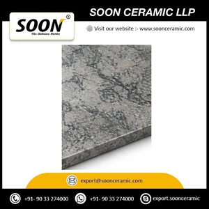 SOON CERAMIC LLP Marbre DOVER WHITE CHISEL Calcite Grande dalle polie Design moderne écologique Modèle 3D pour mur de salon - Product Image 5