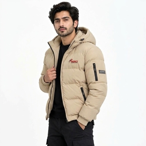 Blouson matelassé pour homme avec tissu résistant, rembourrage confortable et coutures soignées pour un usage quotidien chaud et élégant, au design moderne et tendance. - Product Image 4
