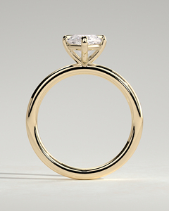 แหวนเพชรเม็ดเดี่ยวทรงมาร์คีส์ 2.25 กะรัต เพชรแล็บโกรว์ E VVS2 ทองคำแท้ 14K แหวนหมั้นสุดหรู ปี 2026 - Product Image 5