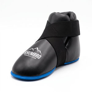 Zapatos de Boxeo KHUMBRO de Piel Sintética con Cierre de Velcro, Resistentes a Impactos, Suela Azul - Product Image 4