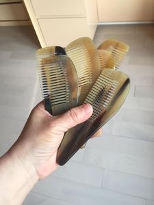 หวีทำจากเขาควาย หวีทำมือ อุปกรณ์เสริมสำหรับจัดแต่งทรงผม - Product Image 6