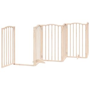 Ensemble de 6 portails et enclos pour animaux de compagnie en bois de peuplier naturel pour vos amis à fourrure - Product Image 4