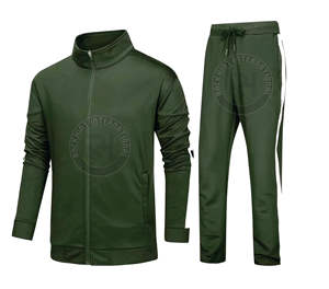 Chándal Elegante de Poliéster y Algodón, Tela Suave al Tacto, Corte Holgado, Ideal para Entrenamiento, Moda Casual y Uso al Aire Libre - Product Image 1