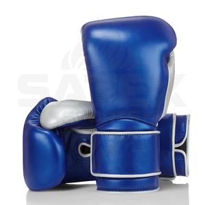 Guantes de Boxeo de Cuero Genuino con MOQ Bajo, Logotipo Personalizado, Piel de Vaca, para Sparring, MMA, Muay Thai, Kickboxing, Entrenamiento, Proveedor de Equipo de Combate - Product Image 1