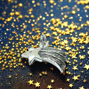 Plata 925 Falling Star Colgante Encanto Diseño Colgante Venta al por mayor Fábrica de joyas en Tailandia - Product Image 1