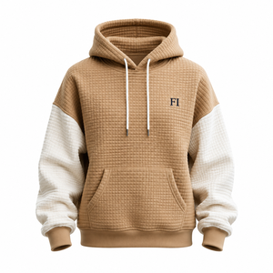 Sweat-shirts à capuche personnalisés bicolores en molleton épais de coton – Vêtements streetwear confortables – Fabricant – Commandes en gros – États-Unis - Product Image 5
