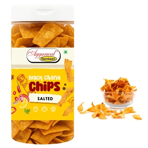 Chips de Garbanzos Negros Salados, Garbanzos Tostados Crujientes, Sabor Nutritivo, Saludable, Vegetariano, Sin Gluten, Bocadillo Crujiente, a Granel - Product Image 4