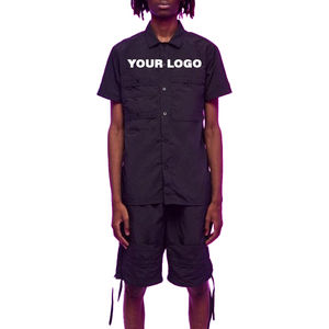 Ropa Deportiva de Marca Privada, Conjuntos de Cortavientos Transpirables y Cómodos para Hombre, Conjunto Corto de Cortavientos Reflectante de Alta Calidad para Hombre - Product Image 1