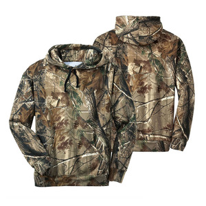 Sudadera con Capucha de Camuflaje para Hombre con Logotipo Personalizado, Sudadera de Caza Premium al por Mayor, Sudadera de Camuflaje para Exteriores - Product Image 1