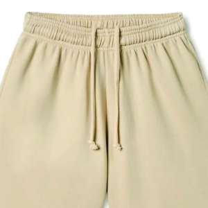 Pantalones Cortos Casuales para Hombre, Ecológicos, Transpirables, Lavado Ácido, 100% Algodón, Felpa Francesa, con Logotipo Personalizado, Cierre con Cordón - Product Image 4