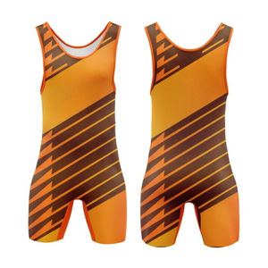 Maillots de lutte en polyester extensible, personnalisables, unisexes, à séchage rapide et respirants - Product Image 5