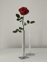 Meilleures ventes : Ensemble de vases à fleurs rustiques en métal magnétique, porte-tiges décoratifs faits à la main pour la décoration de table et de la maison