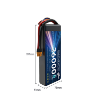 Batterie lithium-ion NMC rechargeable au silicium-carbone XINGTO ultra haute densité 460Wh/kg 6S 12S 18S 24S 28S 26000mah pour drone UAV