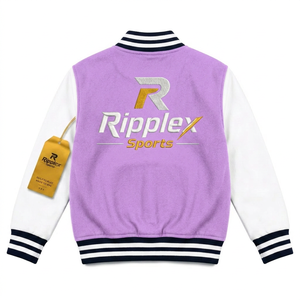 Soft and stylish kids varsity jacket perfect for school casual wear outdoor fun and daily comfort everyday fun and outdoor play - Product Image 2