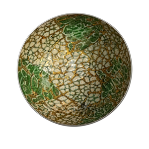 Tazón de cáscara de coco con motivos tallados refinados, material ecológico, acabado pulido para cocinas - Product Image 1
