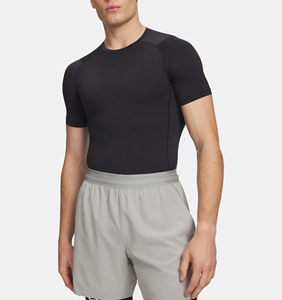 เสื้อยืดคอมเพรสชั่น ShadowFlex StealthCore Performance Shirt Blackout Muscle Fit Top EliteSkin Compression Wear TitanFit Active Tee - Product Image 1