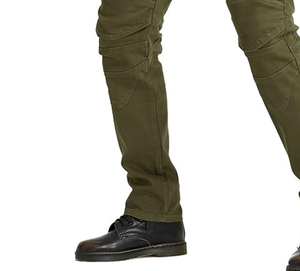 Pantalon cargo en denim multi-poches de haute qualité, jean décontracté personnalisé, coupe droite, ample, jambes larges, jean pour homme - Product Image 5