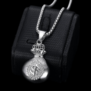 Collar con Colgante Hip Hop de Moissanita con Incrustaciones de Diamantes para Hombre, Joyería Moderna para Eventos de Baile y Estilo Nocturno - Product Image 4
