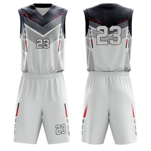 Uniforme de basket-ball sur mesure de haute qualité, respirant, 100% polyester, avec couleur et logo personnalisés, design sans manches pour hommes adultes - Product Image 1