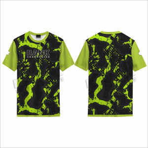 T-shirts pour hommes à manches courtes 100% coton respirant à col rond et coupe ample avec logo personnalisé, très demandés - Product Image 3