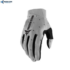 Gants de motocross professionnels DAIZEN STAR INTERNATIONAL en cuir organique, à doigts entiers, antidérapants, antichocs, respirants, compatibles avec les écrans tactiles - Product Image 4