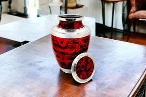 Superbe pièce décorative à motif de roses, élégante pièce de décoration florale pour la maison - Product Image 3