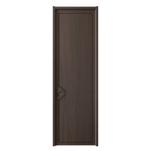 Puerta de Entrada Interior de Diseño Moderno, Resistente al Moho y a la Humedad, Fabricada en MDF Sólido con Acabado en PVC, Apertura de Empuje y Tracción, para Edificios de Oficinas - Product Image 1