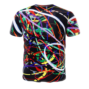 Chemises personnalisées en sublimation pour hommes, t-shirts respirants en polyester avec impression par sublimation intégrale vibrante, haute qualité - Product Image 1