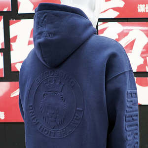 Fabricante de Sudaderas con Capucha para Hombre, Sudaderas con Capucha Personalizadas de Alta Calidad, 100% Algodón, 350 g/m², Hombros Caídos - Product Image 1