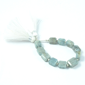 Cuentas de Piedras Preciosas Naturales Súper Premium Hechas a Mano, de Musgo Acuático, Facetadas, en Forma de Cuboide, Certificadas por Terceros, Ideales para la Creación de Joyería Festiva - Product Image 2