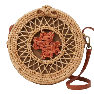 Sac fourre-tout en rotin, sac en rotin tissé à la main, vente en gros directe d'usine, prix compétitifs, couleur personnalisable - Product Image 1