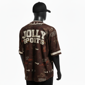 Camiseta de béisbol para hombre, ligera, de poliéster con paneles de malla, estilo personalizado con logo, 100% algodón, corte holgado, estampada. - Product Image 5