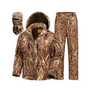 Tenue de chasse camouflage en toile respirante, anti-humidité et ignifuge 2026 pour sports de plein air 100% personnalisable - Product Image 1