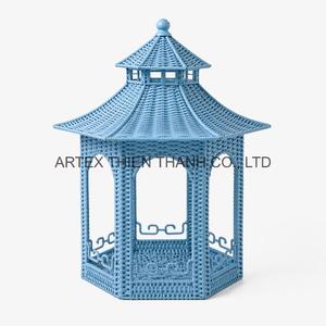 Décoration Pagode en Rotin Tressé à la Main, Meilleure Vente, Ornement en Osier pour la Décoration Intérieure, Style Naturel, Fournisseur OEM - Product Image 3