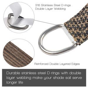 ผ้าใบกันแดด HDPE สีมอคค่า ขนาด 12 x 12 x 17 เมตร รุ่น Elegant Shade Sails & Nets - Product Image 3