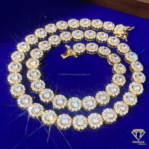 Elegante Collar de Diamantes Cultivados en Laboratorio, Plata de Ley 925, Joyería de Alta Gama para Importadores, Minoristas y Colecciones de Moda - Product Image 4