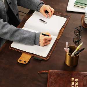 Élégante Housse de Carnet en Cuir de Luxe avec Protection, Étui pour Journal Intime, Support Rechargeable, Organisateur de Bureau et de Voyage NBC-0015 - Product Image 3