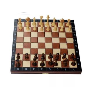 Tablero de Ajedrez de Madera Hecho a Mano con Caja, Tablero y Piezas de Ajedrez de Madera Personalizados en Color - Product Image 4
