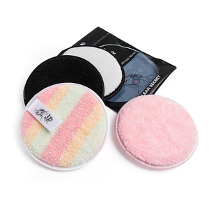 Éponge démaquillante réutilisable en microfibre, tampon nettoyant doux pour le visage pour un démaquillage sans effort - Product Image 4