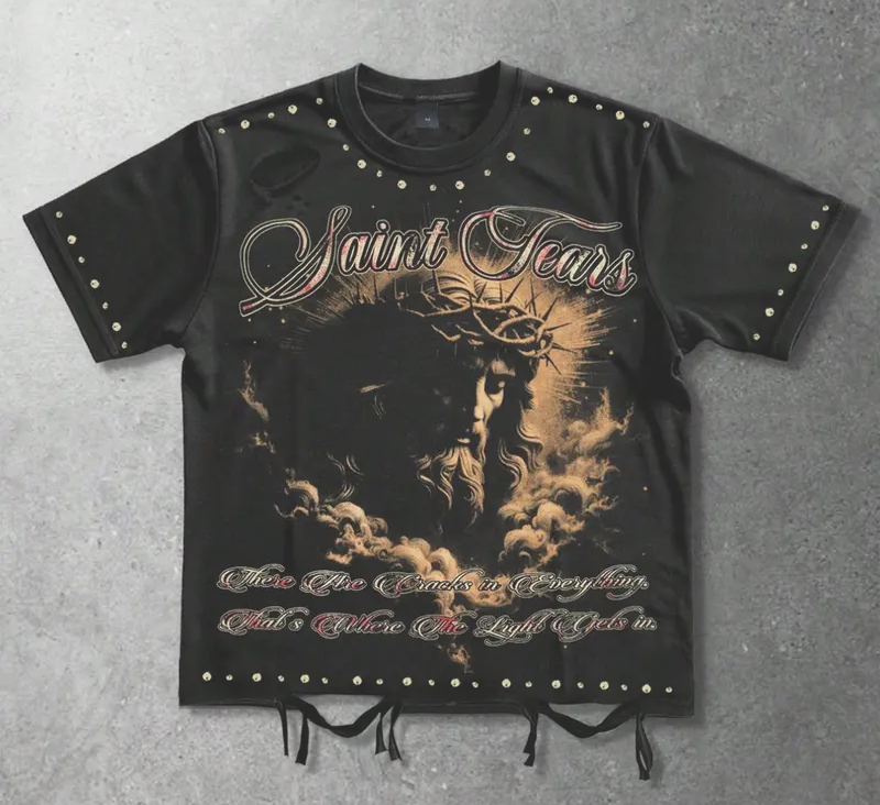 T-shirt clouté Saint Tears