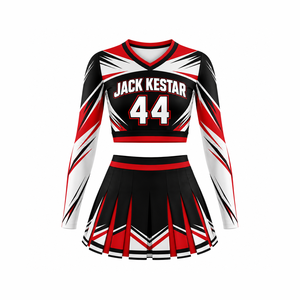 Uniforme de Animadora Personalizado a la Moda, Diseño de Equipo Personalizado, Logotipos Personalizados, Nombres de Equipos y Colores Vibrantes, Alta Calidad, Deportivo - Product Image 1