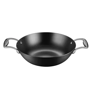 Prix d'usine – Marmite de cuisson en fonte de 22 cm, série Nitrile, durable, antiadhésive, pour la cuisson et la friture, approvisionnement en gros pour ustensiles de cuisine et usage domestique - Product Image 1