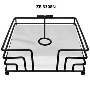 Porta Servilletas Metálico de Lujo Hecho a Mano, Elegante y Premium para Restaurantes, Porta Papel Decorativo Contemporáneo para Hostelería - Product Image 4