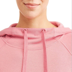 Eco-friendly polyester cotton <b>Crop</b> <b>Top</b> <b>Hoodie</b> Sweatshirt Full Sleeve Fleece Casual Solid Color Casual solid color <b>hoodie</b> - Product Image 6