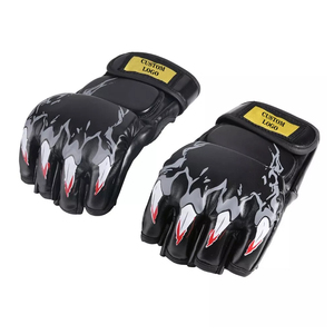 Guantes de Boxeo de Cuero de 8oz al por Mayor, Guantes de Kickboxing con Logotipo Personalizado para Adultos, Entrenamiento Profesional, Sparring, Fabricante OEM - Product Image 2