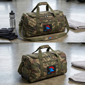 Sac de sport camouflage Regal Three Llc, 30-40L, fermeture éclair en nylon, compartiment intérieur, sangle réglable - Product Image 3