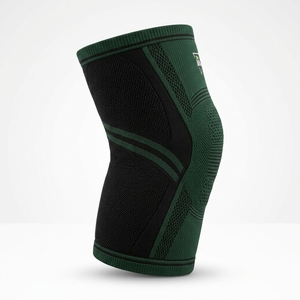 Genouillères en tissu élastique, protection durable des genoux, ajustement compressif confortable, construction anti-humidité - Product Image 2