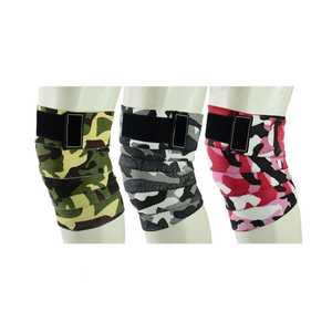 2026 Sports Knee Wraps Weight <b>Lifting</b> <b>Straps</b> Guard Pads Sleeves Power Breathable Gym Bandage Knee Brace Customize logo - Product Image 5